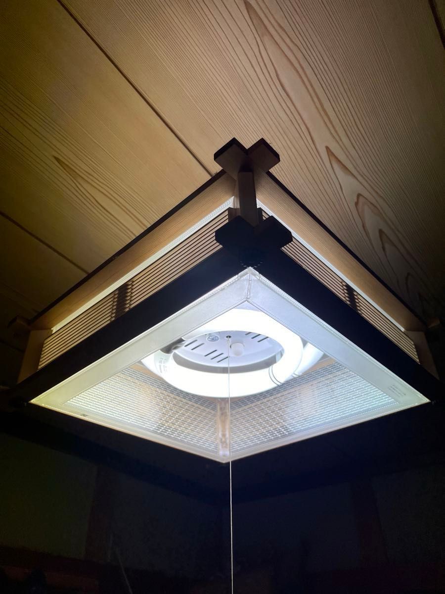 蛍光灯照明器具 昭和レトロ風 和風 松下電工 ナショナル シーリング