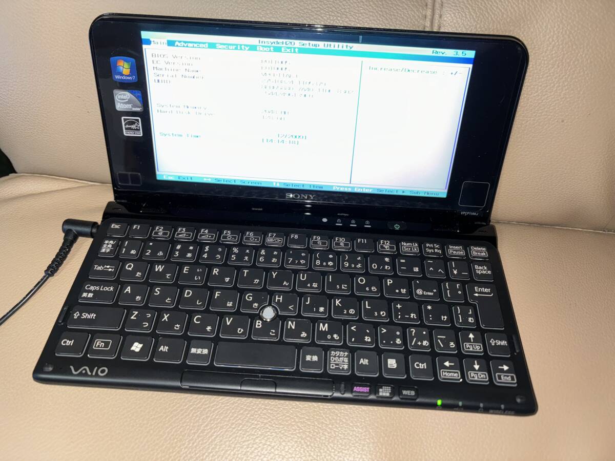SONY VAIO Type Pシリーズ VPCP11AKJ クロコダイルブラック メモリ2GB