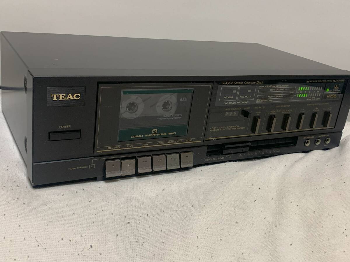 Yahoo!オークション - TEAC ティアック カセットデッキ V-455X 2ヘッド