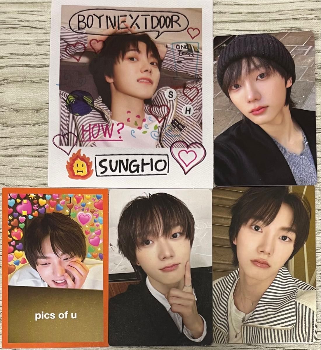 BOYNEXTDOOR ボネクド ボイネク SUNGHO ソンホ HOW トレーディング