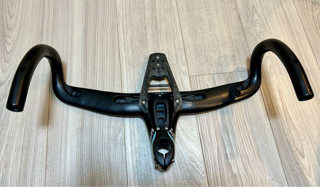 Vision Metron 5D カーボンハンドル Bianchi チェレステ Oltre XR4