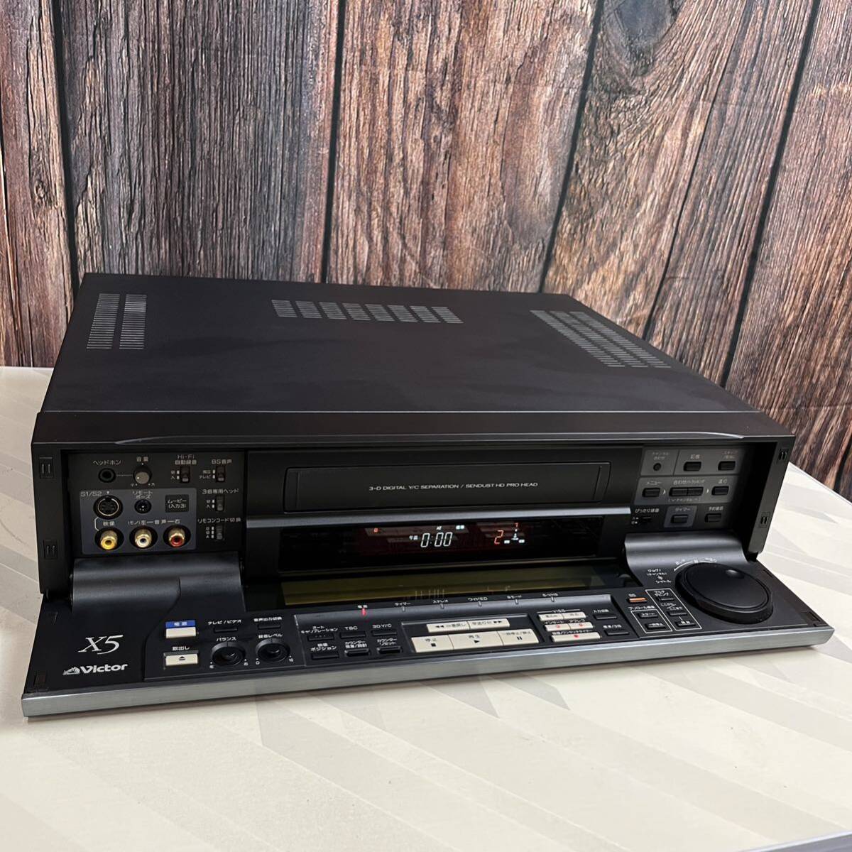 Victor HR-X5 ビクター S-VHSデッキ 629デジタルTBC搭載 ビデオ