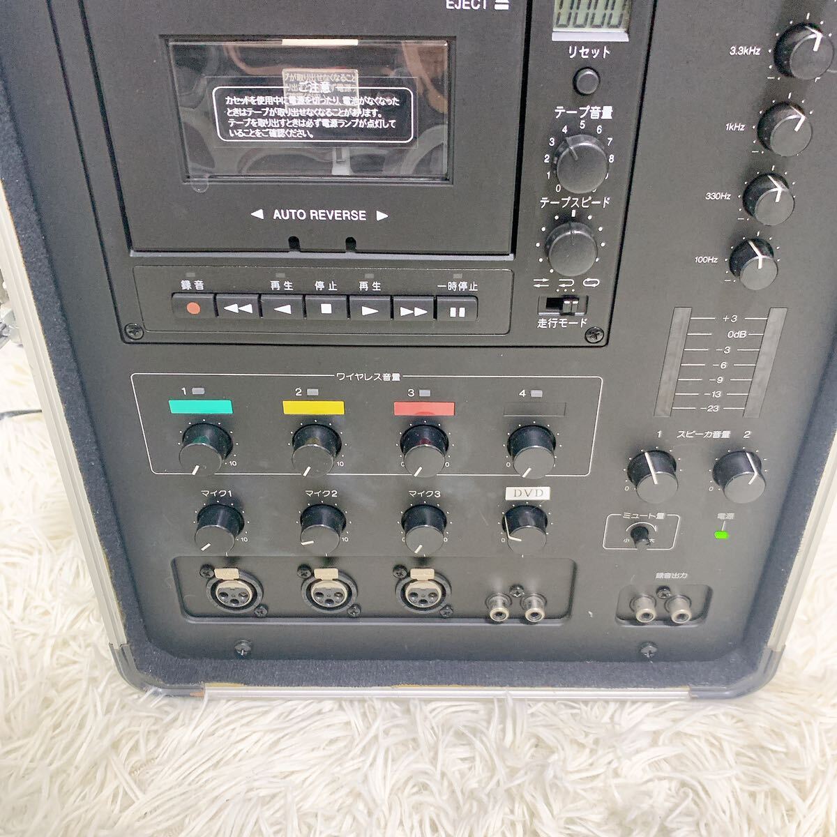 SALE TOA KZ-30DC ポータブルアンプ 移動用PAアンプ カセットデッキ