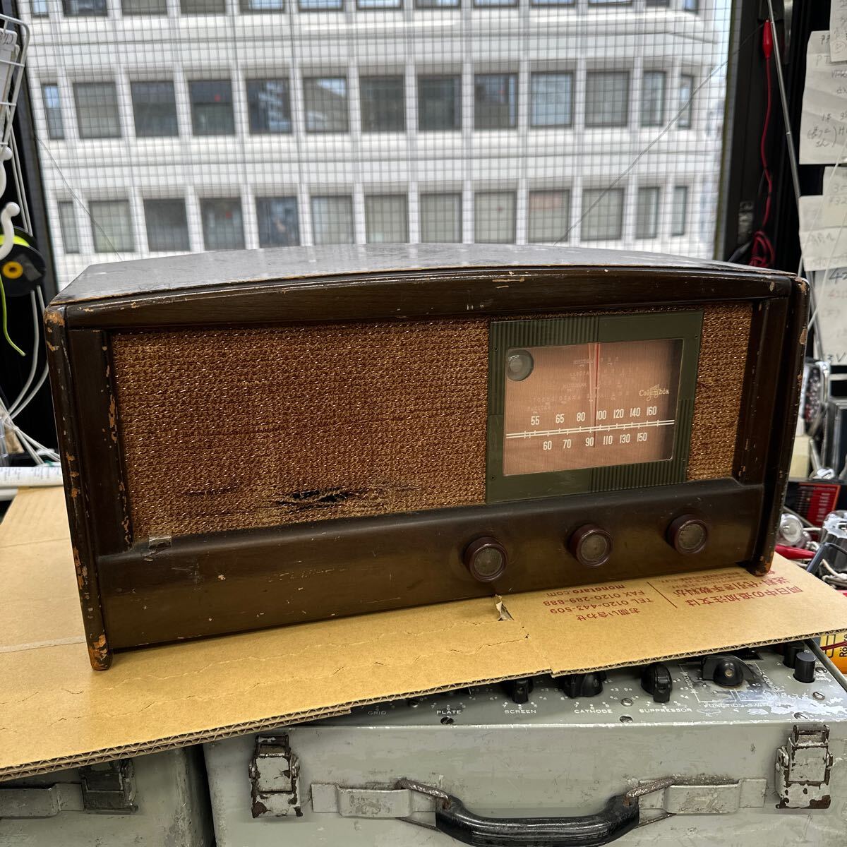 Yahoo!オークション - Columbia 真空管 ラジオ 昭和レトロ コロンビア