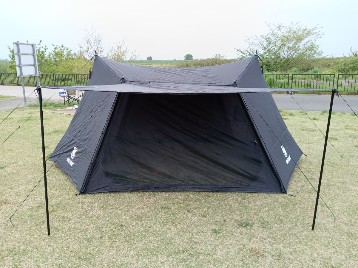 One Tigris ワンティグリス NEBULA SOLO HOMESTEAD CE-BHS11-BK 設営