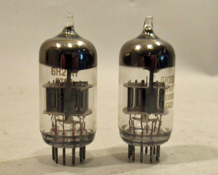 Yahoo!オークション - 真空管 6H23N ロシア製 CAENAHO B CCCP ECC82 12