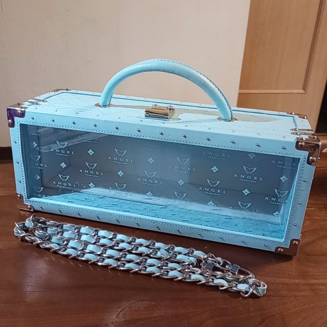 エンジェル シャンパン 空き箱ドゥセミック 水色｜Yahoo!フリマ（旧