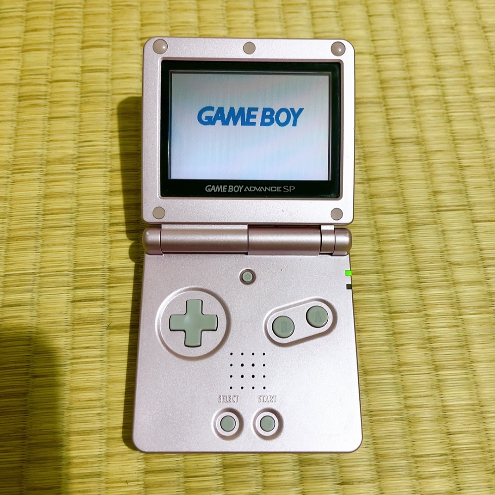Yahoo!オークション - GBA SP ゲームボーイアドバンスSP パールピンク