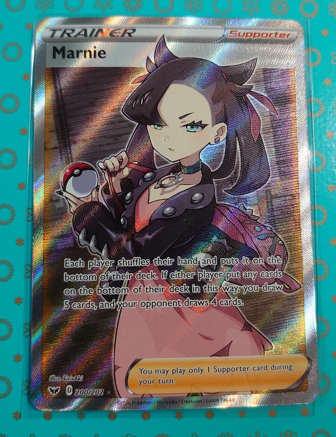 ポケカ 英語版 正規品 マリィ 200/202 SR 海外版 ポケモンカードゲーム