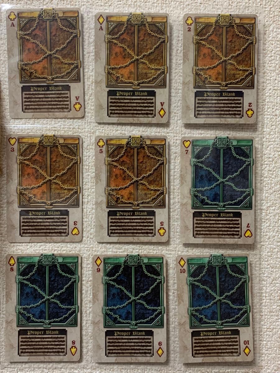 仮面ライダー剣（ブレイド）ラウズカード（プロパーブランク他）18枚