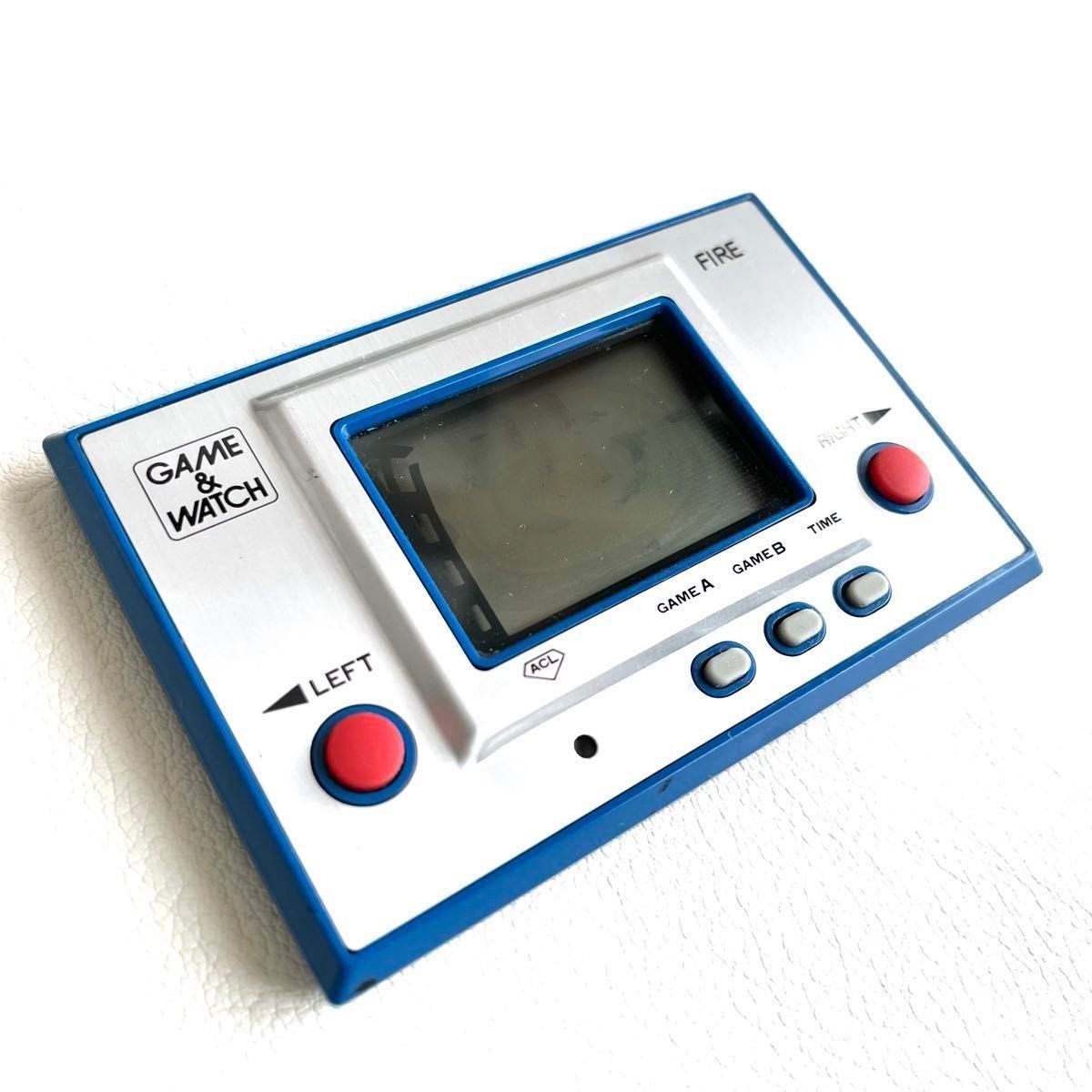 ゲームウォッチ ファイア 任天堂 動作確認済 年代物 1981年製 80年代