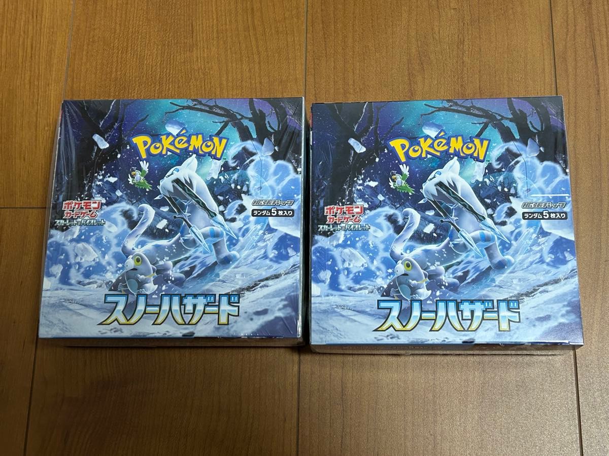 ポケモンカード スノーハザード BOX シュリンク付き 2BOX｜Yahoo