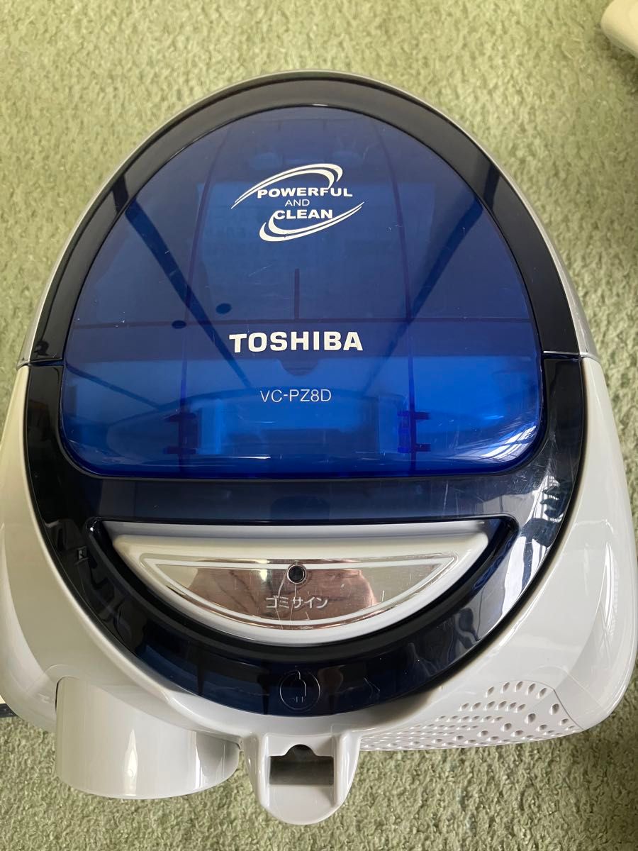 送料込 美品 東芝 紙パック式クリーナー 紙パック掃除機 VC-PZ8D