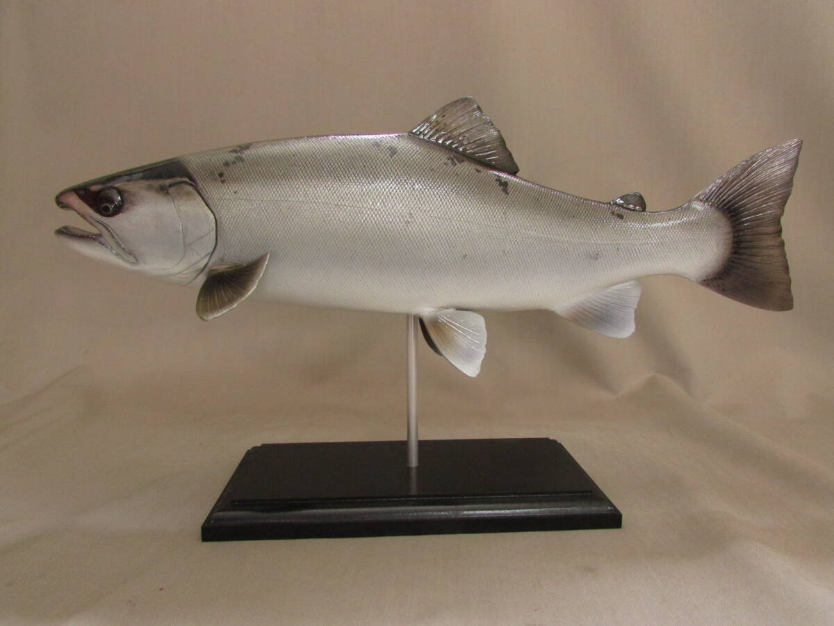 ハンドメイド 自作 39cmサクラマス 桜鱒 フィギュア レプリカ 模型