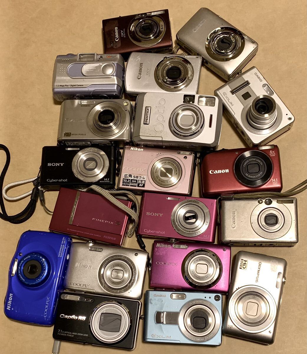Yahoo!オークション - ③【ジャンク】不動 デジタルカメラ 19台まとめ