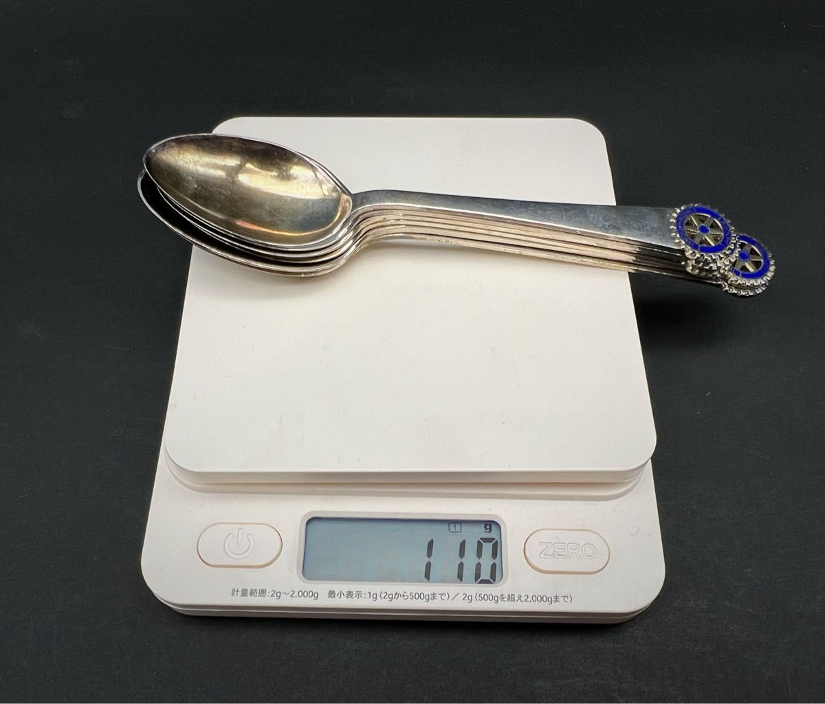 希少品 純銀 ROTARY INTERNATIONAL 銀製スプーン6本 110g SILVER 950