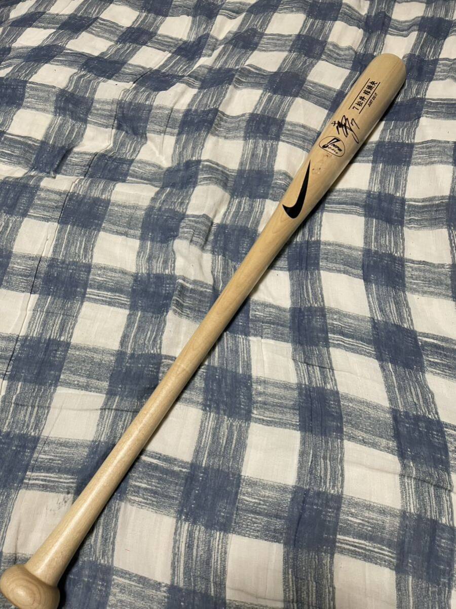 Yahoo!オークション - 松井稼頭央選手 支給品 木製バット NIKE ナイキ