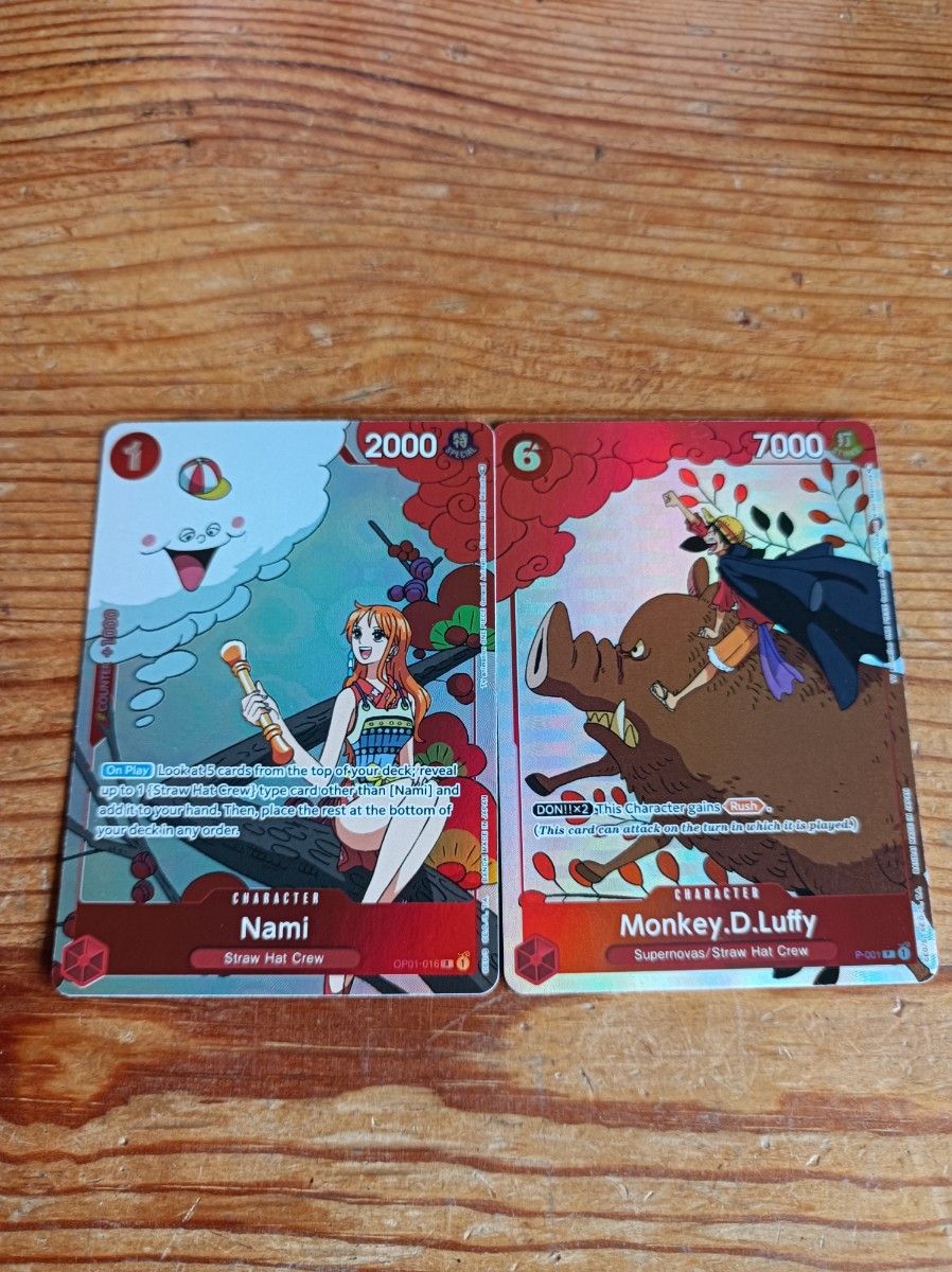 ワンピースカード マッチングバトル花札柄 ナミ&ルフィ｜Yahoo!フリマ