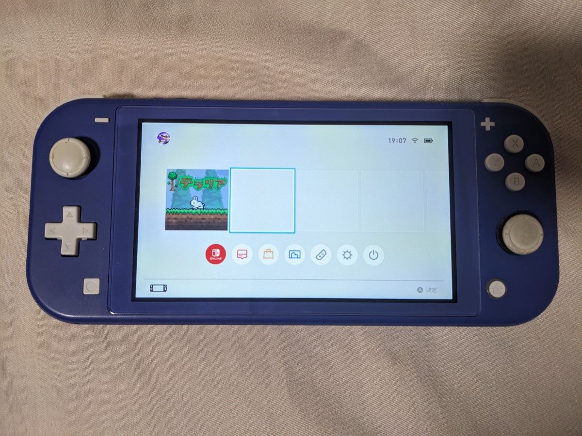 任天堂 Nintendo Switch Lite スイッチライト ブルー 電源ボタン効か
