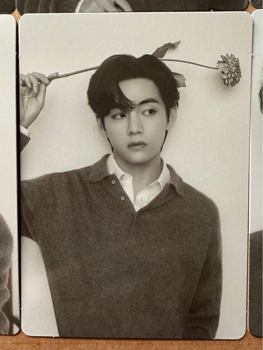 BTS V テテ ミニフォトカード MONOCHROME POP-UP ポップアップ