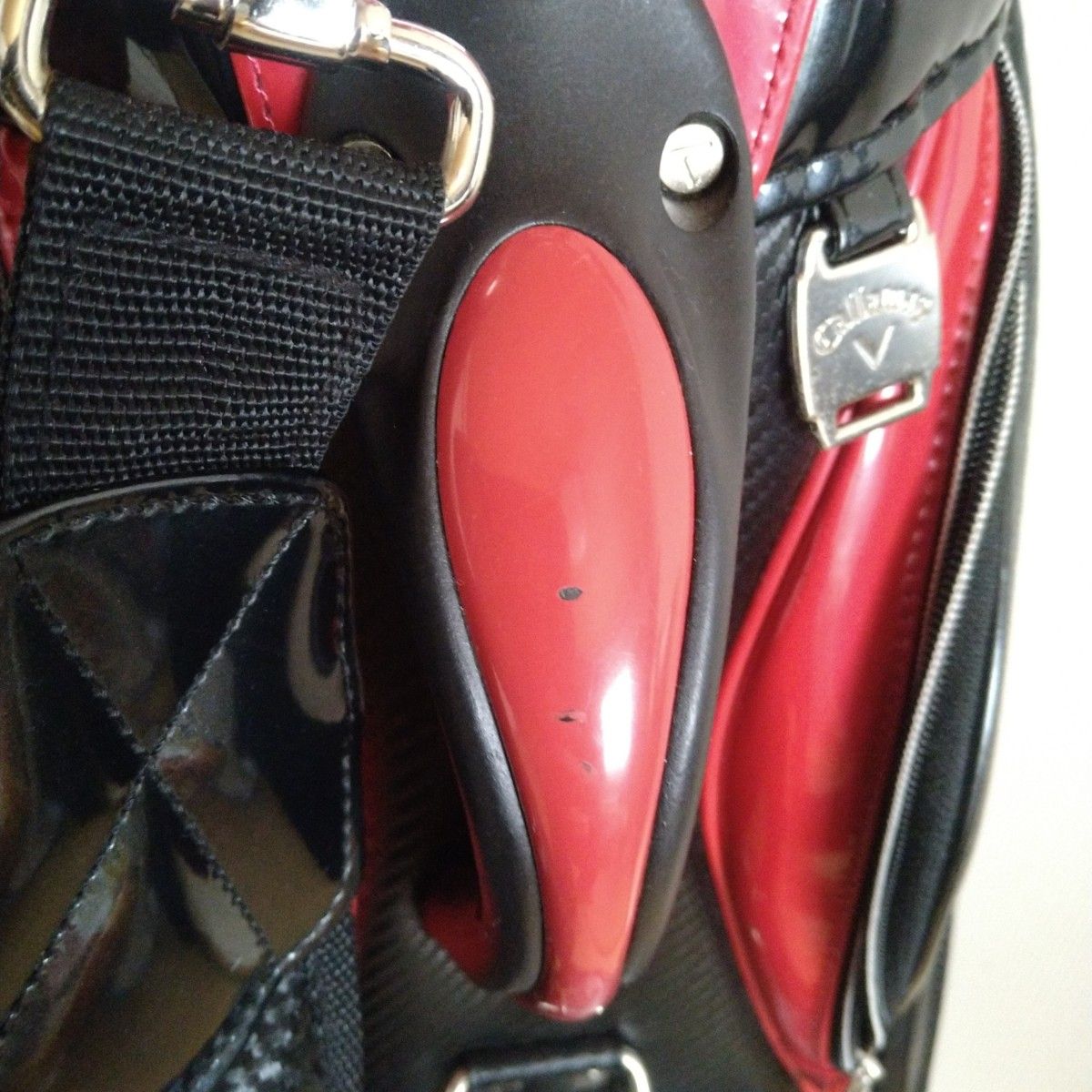 即日発送】キャロウェイ キャディーバッグ Callaway ゴルフバッグ 赤黒