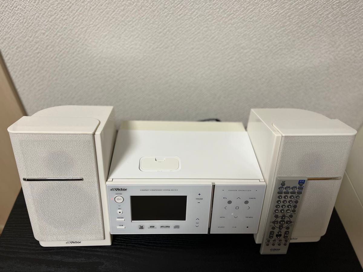 Victor CA-NXTC3（NX-TC3）CDコンポ USB iPod ワンセグTV対応 リモコン
