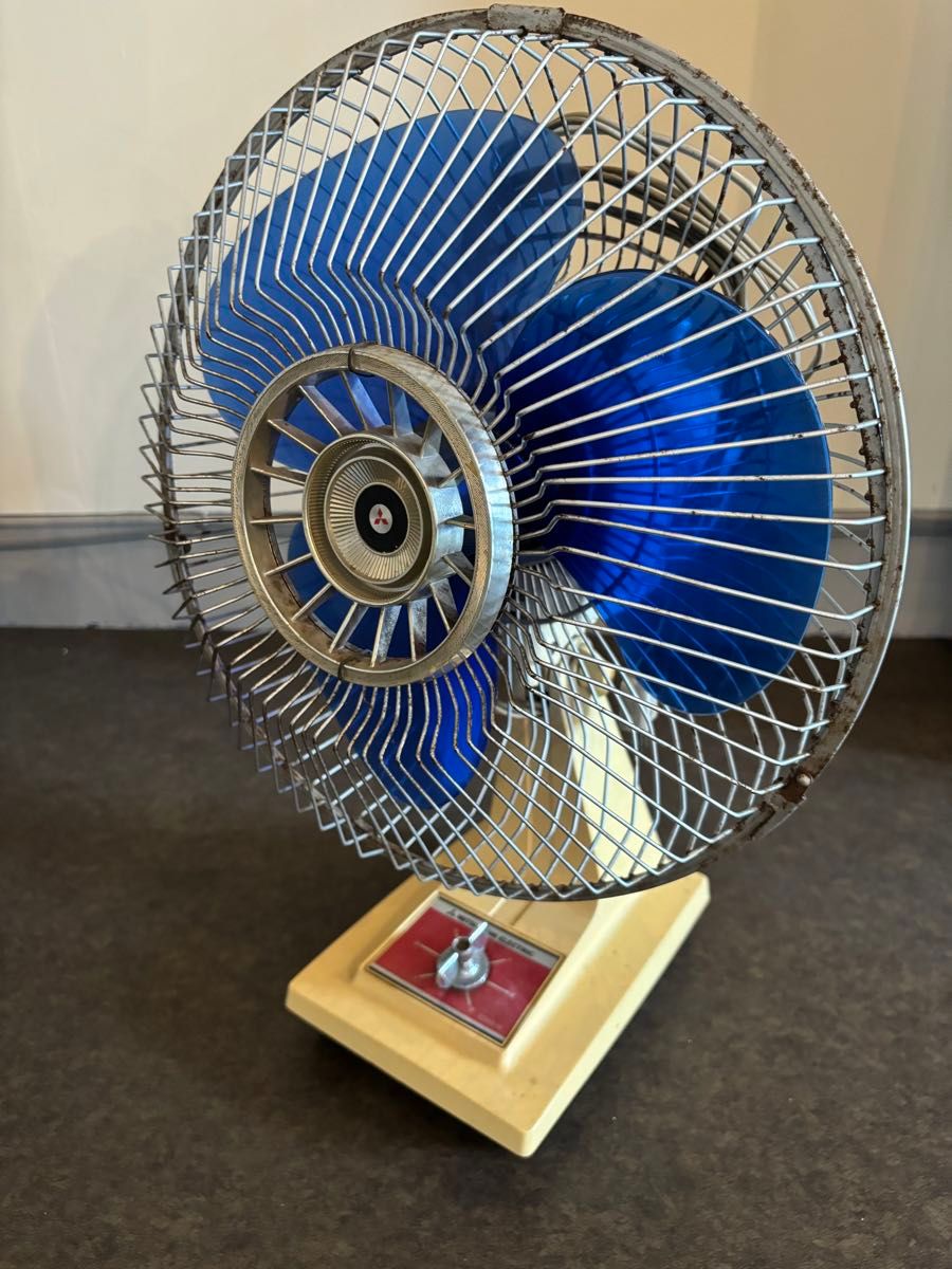 三菱 扇風機 30cm D30-K 卓上扇風 昭和レトロ レトロ扇風機 レトロ
