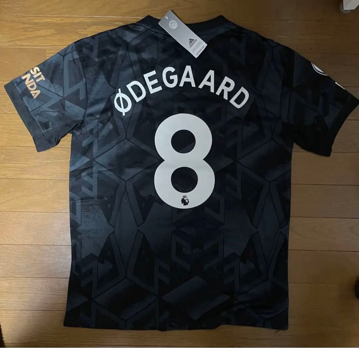 ウーデゴール】 22/23 黒金アウェイ ユニフォーム アーセナル #8
