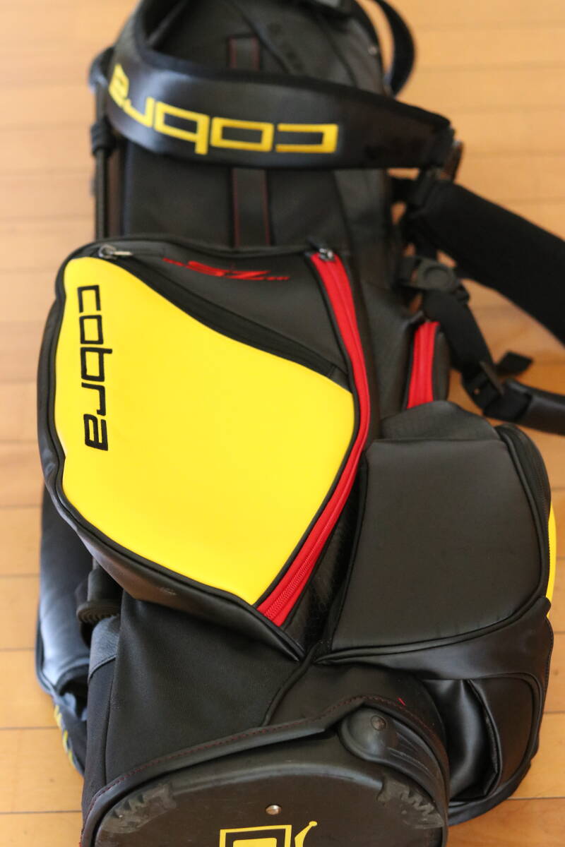 状態良好】COBRA コブラ ベゼル コラボ スタンド キャディバッグ 9