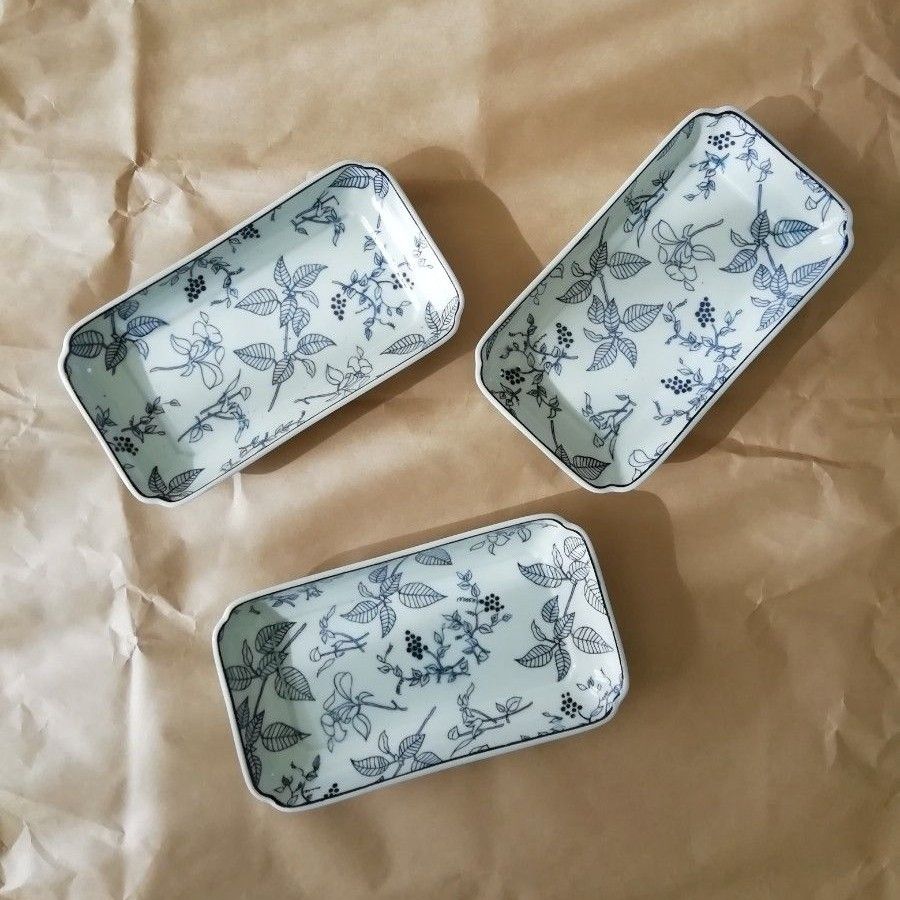 scope artek Lehti 東屋 木瓜角皿 長角3枚セット オマケ スコープ