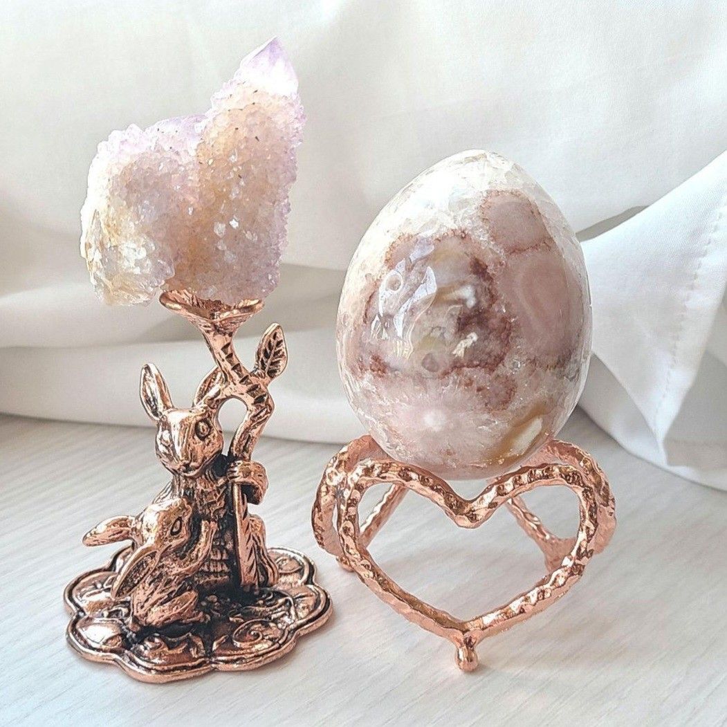 台座 2個セット】スフィア台座 ピンクゴールド 鉱物スタンド