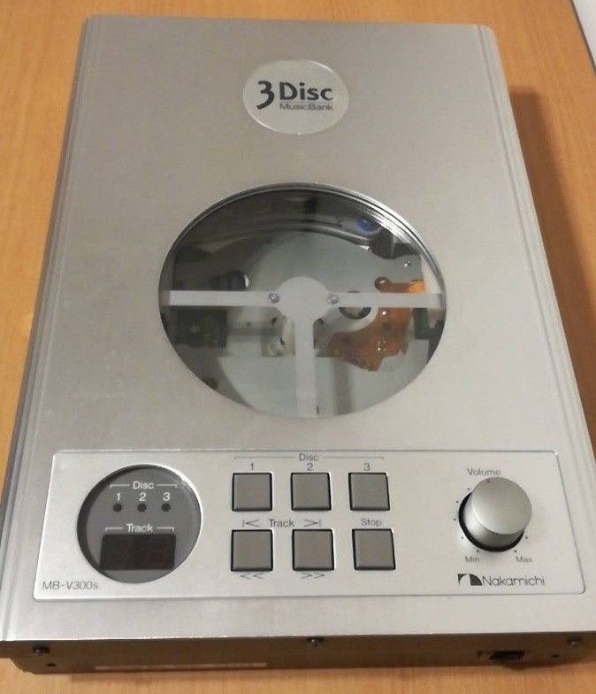 動作品・ACアダプター付属】Nakamichi CD視聴機 CDプレーヤー MB-V300s