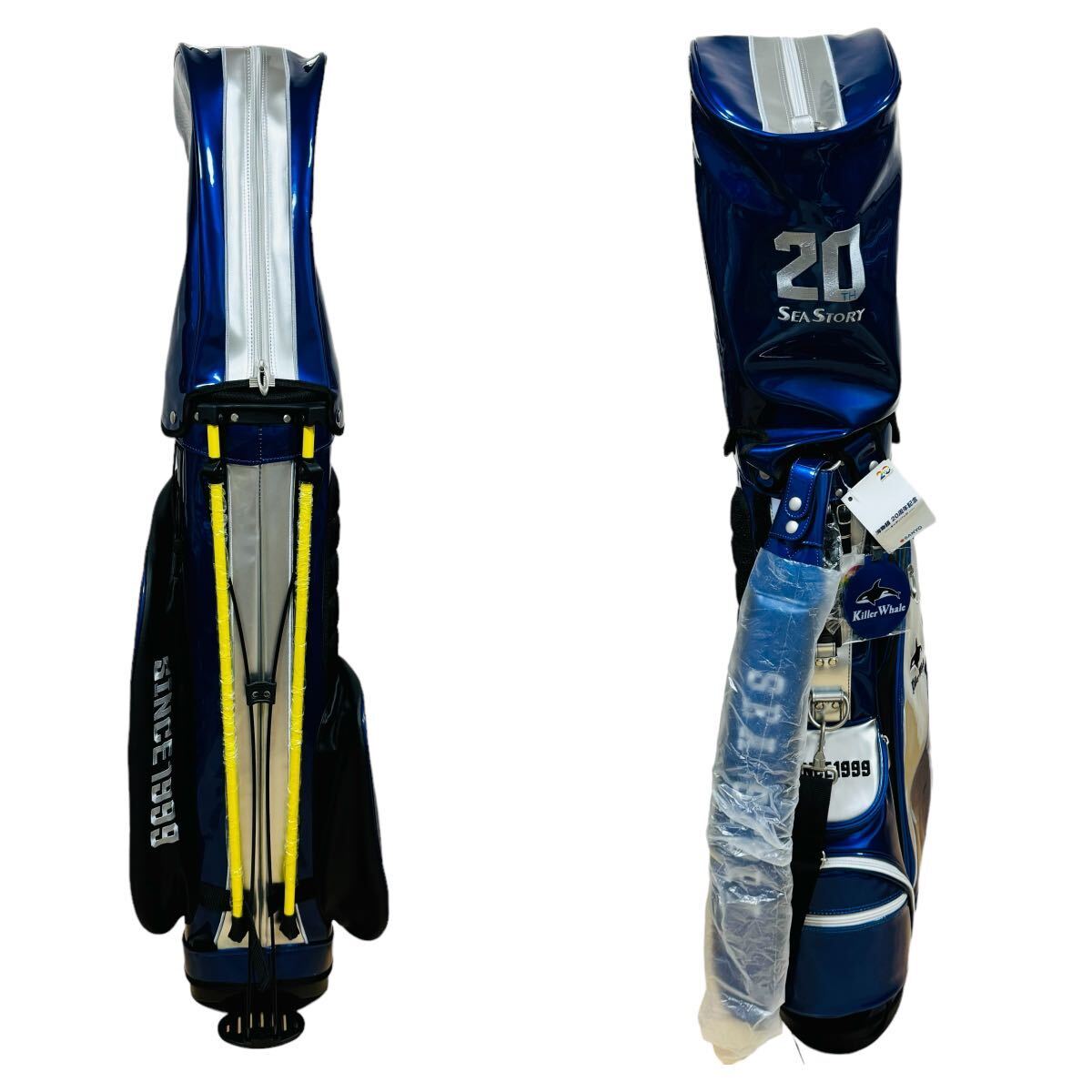 海物語 20th Anniversary Killer Whale スタンド式 ゴルフバッグ