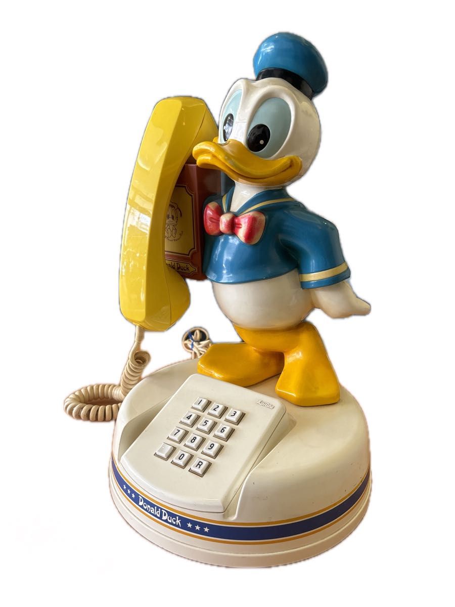 ドナルドダック 電話機 ディズニー 昭和レトロ｜Yahoo!フリマ（旧