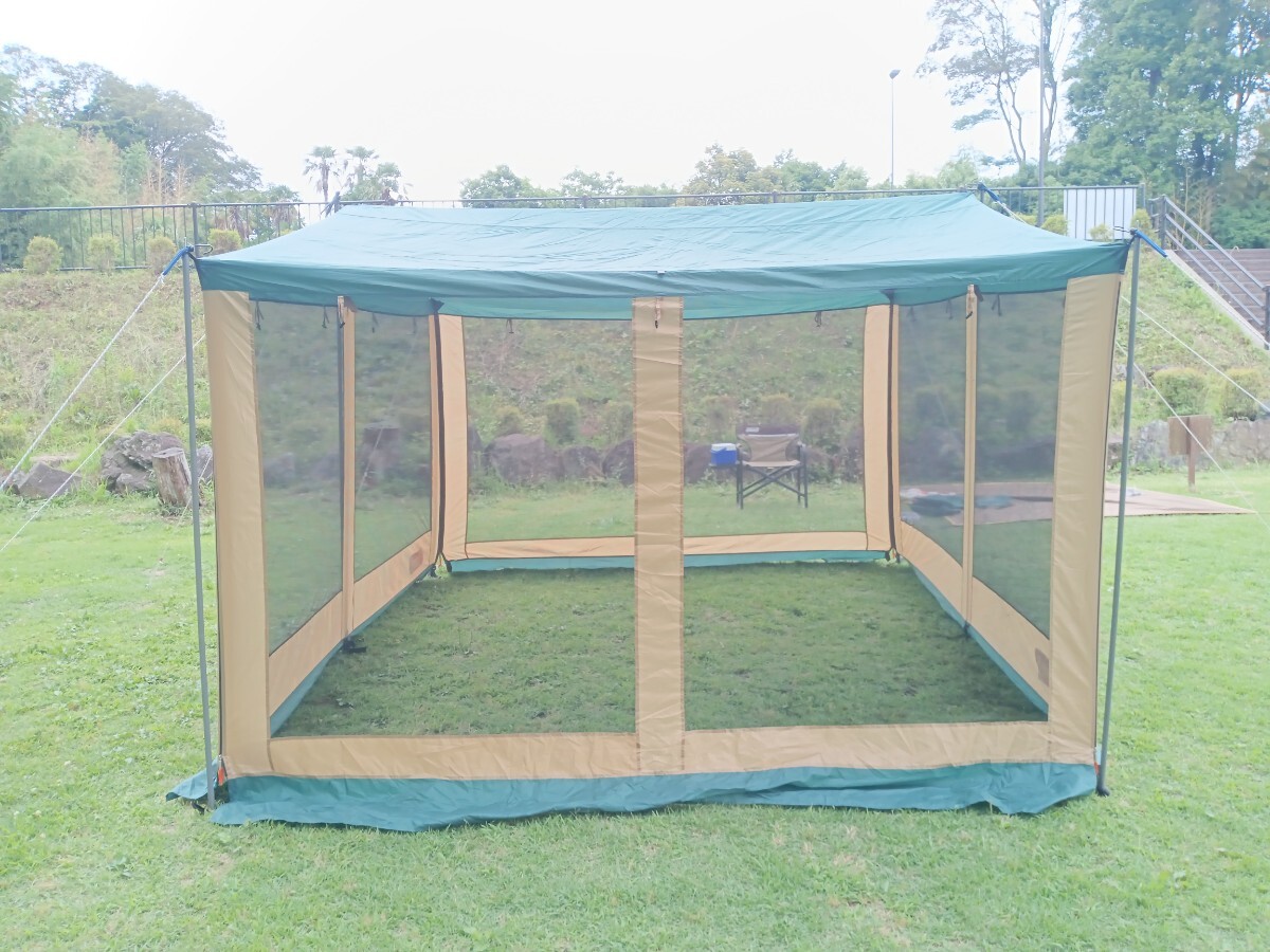 Coleman コールマン スクエアスクリーン/340 設営確認済み 蚊帳