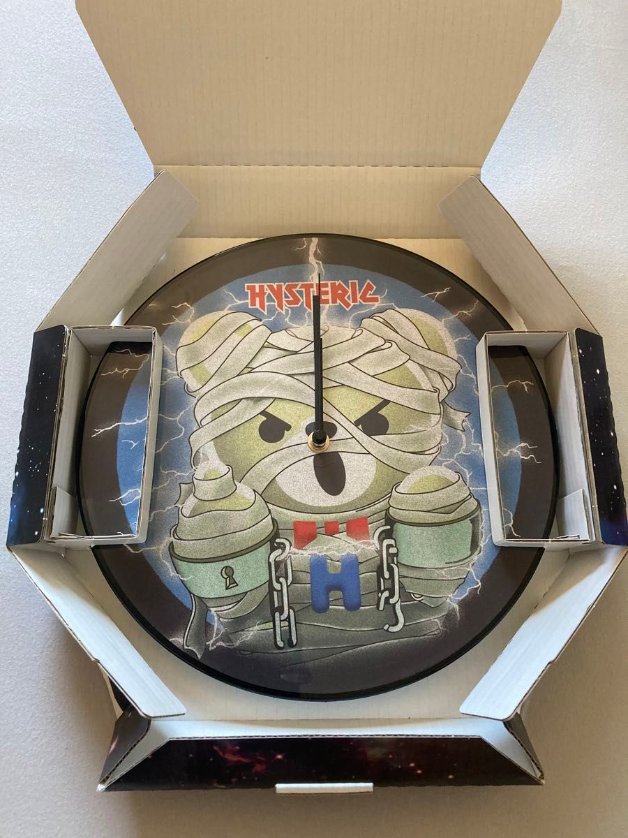 ヒステリックグラマー ノベルティ 壁掛け時計 両面使用 hystericglamor