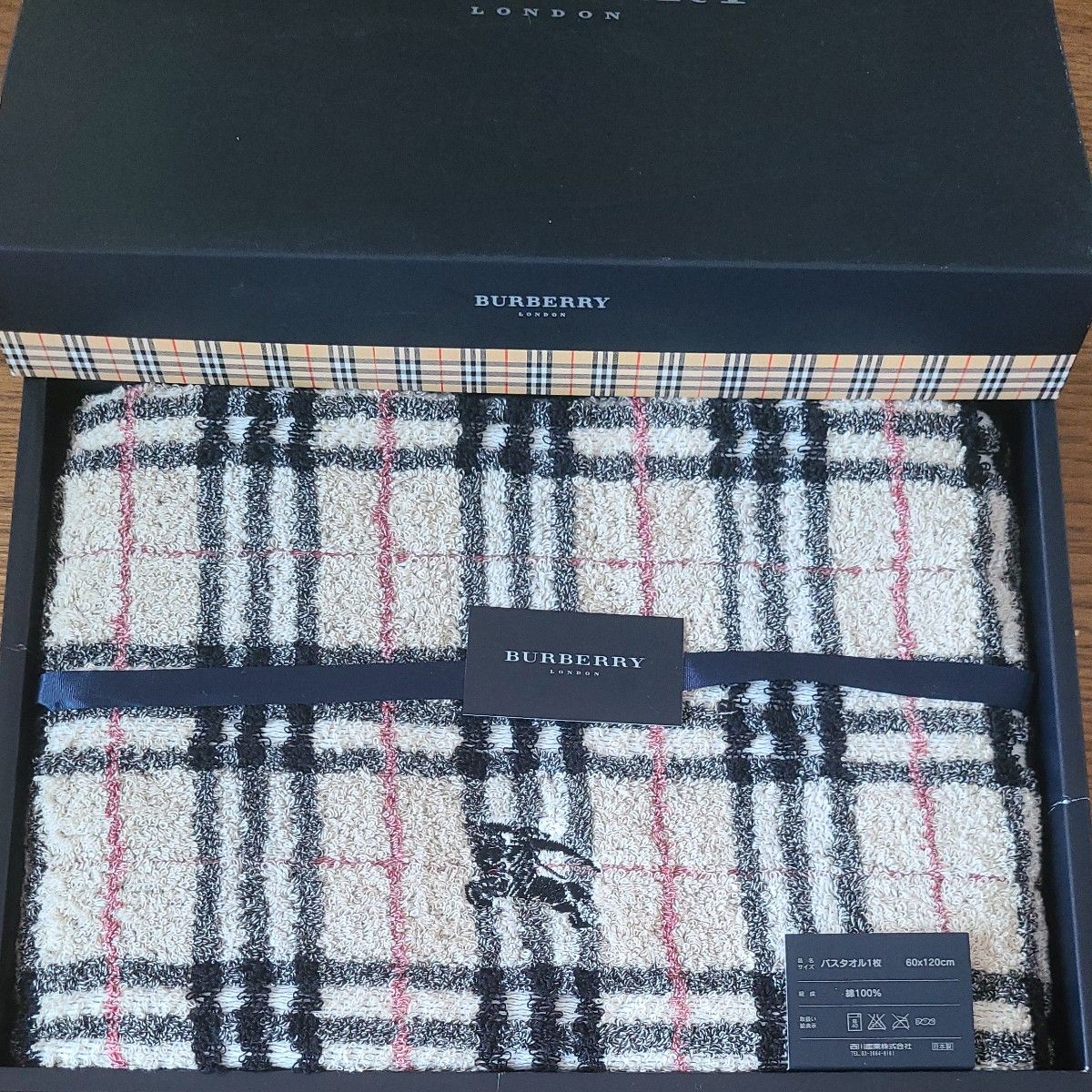 BURBERRY バーバリー バスタオル 西川産業 ノバチェック｜Yahoo!フリマ
