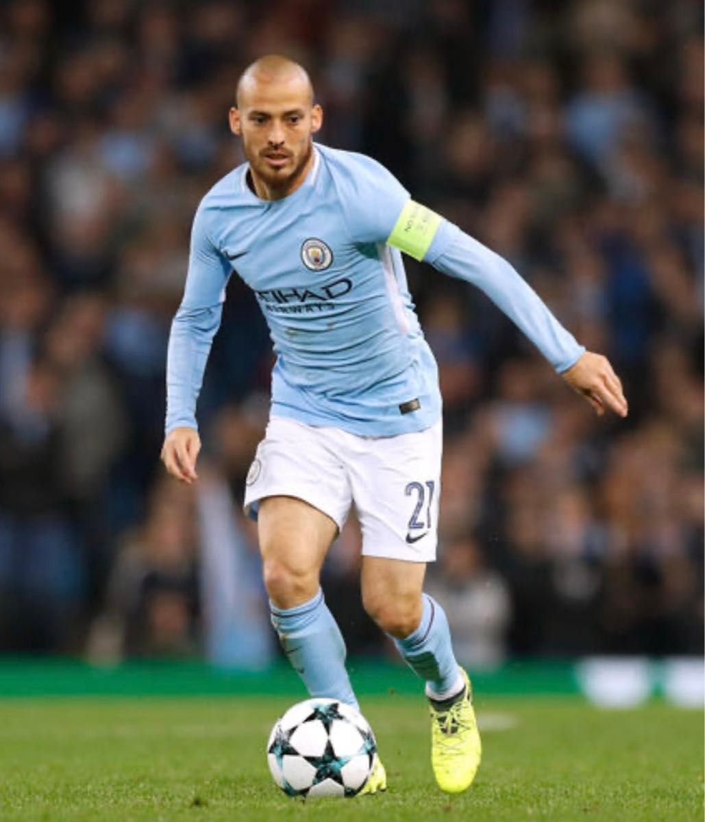 ダビド シルバ ユニフォーム マンチェスター シティ 17/18 選手支給品