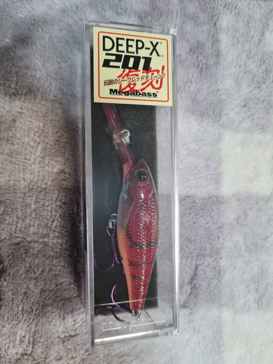 Yahoo!オークション - メガバス DEEP-X201 復刻 ファイヤークロー 紫