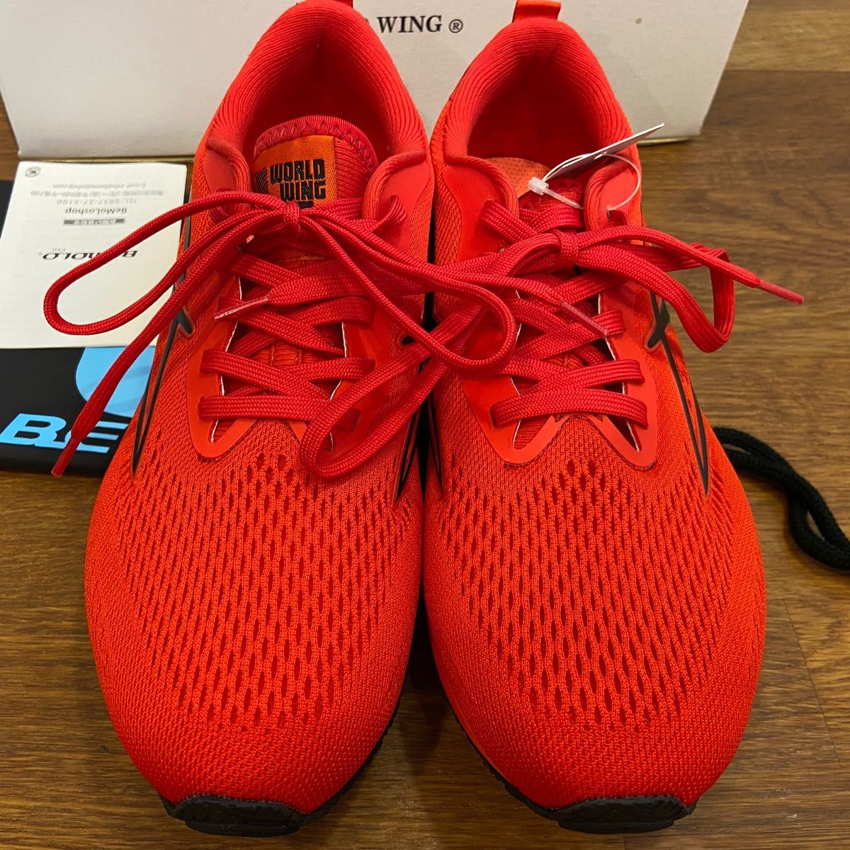 新品】25cm ビモロシューズ ランニングベロ トリコシリーズ レッド