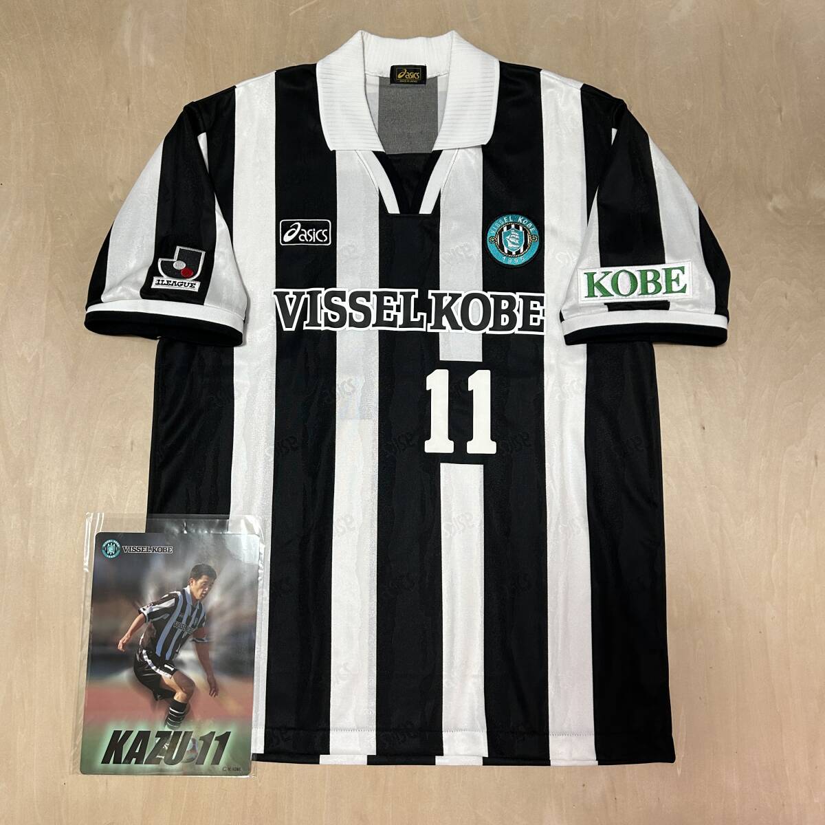 Yahoo!オークション - 2001 01 ヴィッセル神戸 三浦知良 選手支給品 ユ
