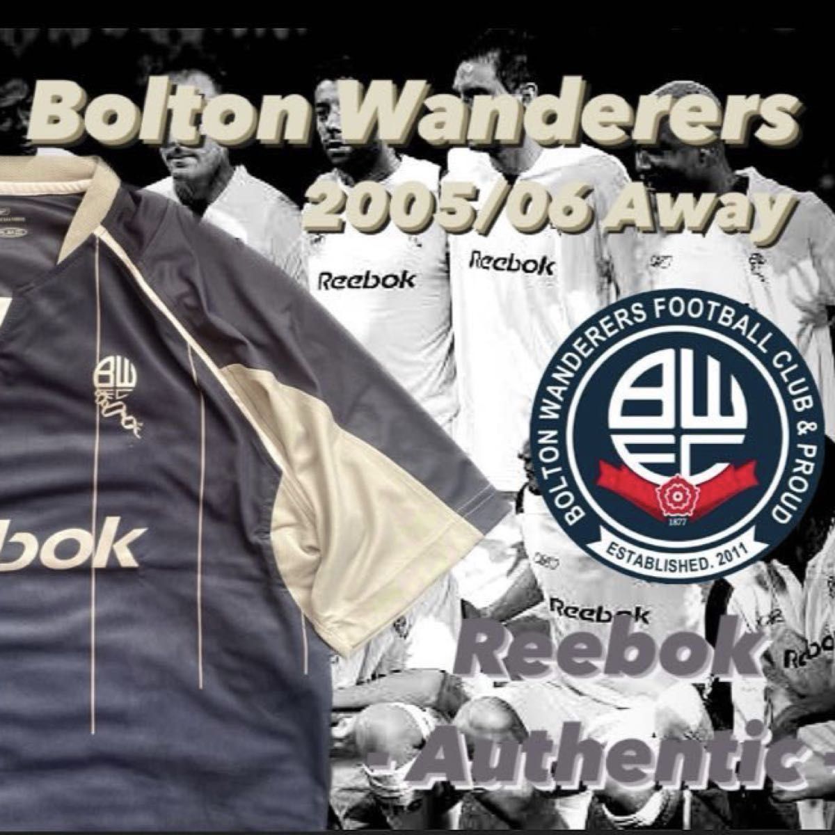 中田英寿 現役最後のユニフォーム Bolton wanderers 05/06 Away