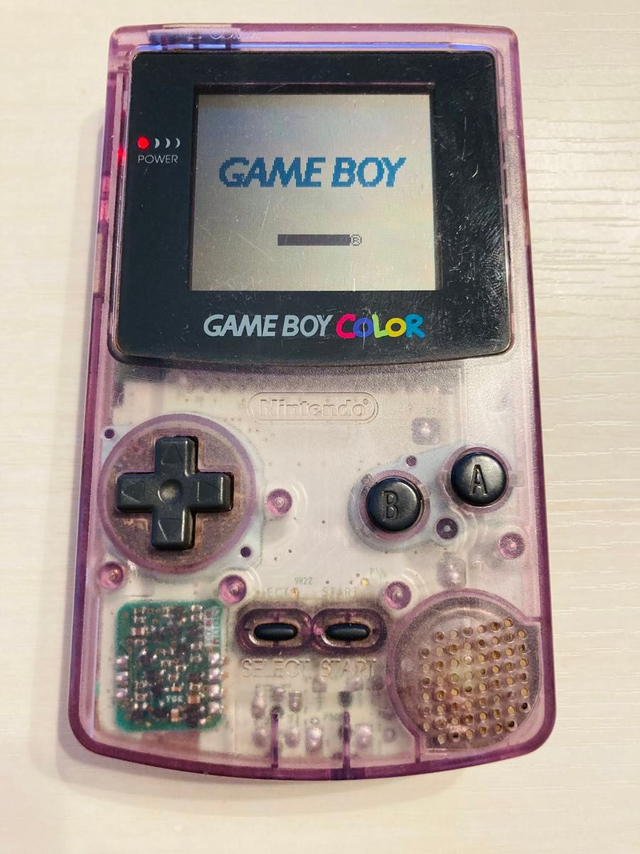 ゲームボーイカラー 任天堂 クリアパープル Nintendo GAME BOY
