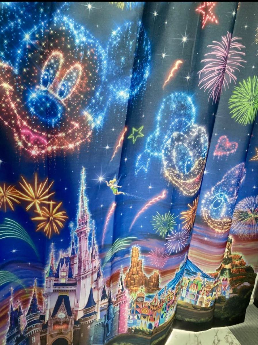 ディズニー 夜空 花火 カーテン ディズニーランド ディズニーシー