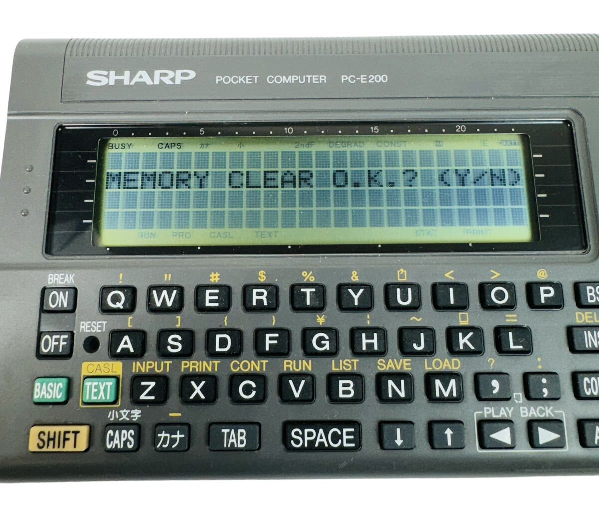 SHARP シャープ POCKET COMPUTER ポケットコンピュータ ポケコン