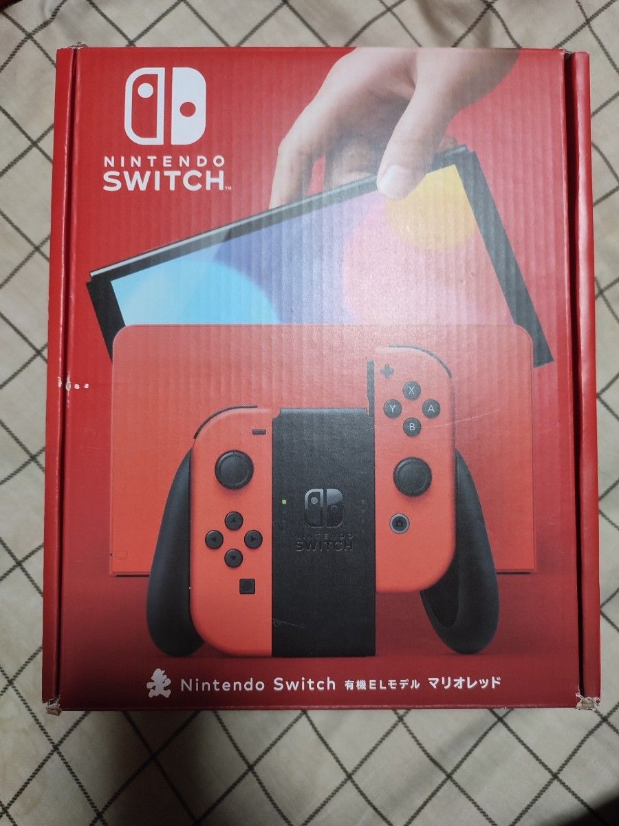 Nintendo Switch（有機ELモデル） マリオレッド付属品完備 ほぼ未使用