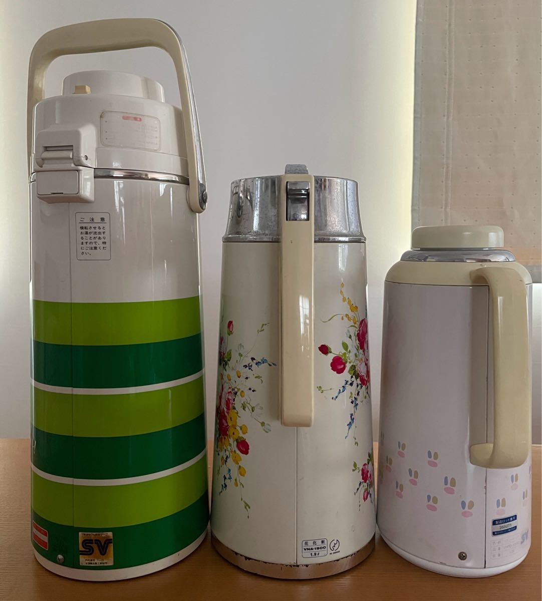 昭和レトロ タイガー 象印 魔法瓶ポット3本セット(о´∀`о)｜Yahoo