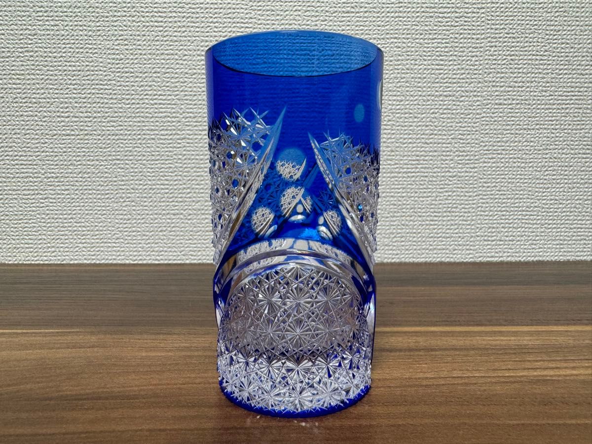 江戸切子 黒川昭男作 精細ハンドカット グラス｜Yahoo!フリマ（旧