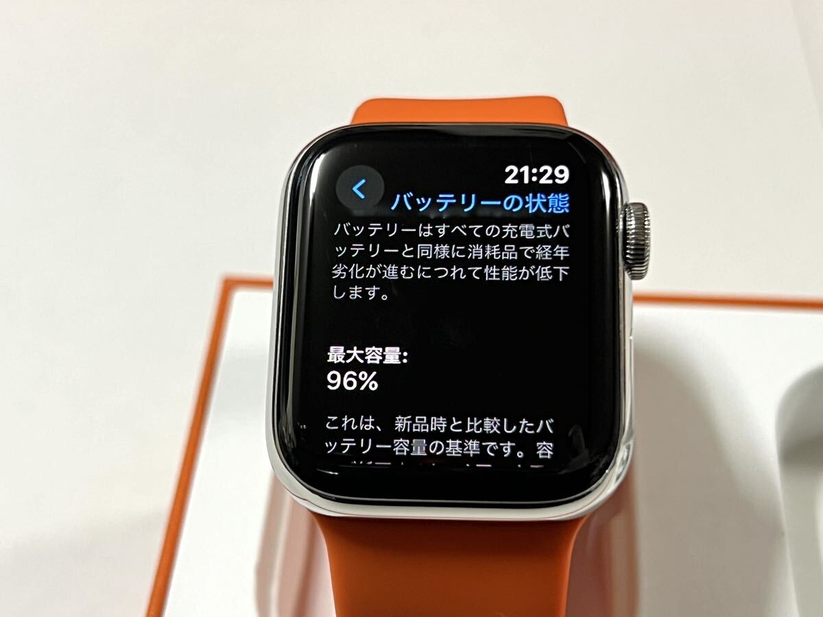 即決 バッテリー96% Apple Watch HERMES Series 5 40mm アップル