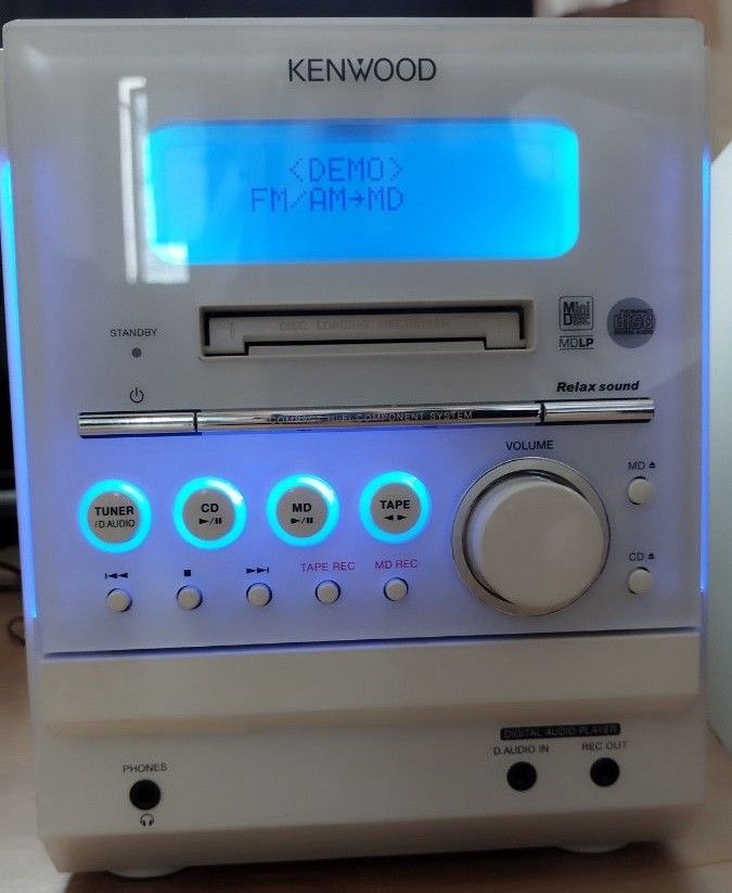 KENWOOD MDコンポ RXD-SZ3MD / LS-SZ3-W 2008年製 中古品｜Yahoo